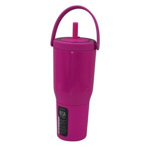 Brumate Resa 35oz Leakproof Straw Tumbler Pink Stainless Steel Ü-Turn Lid NEW